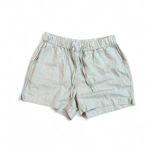 State of Day Intimates Size Small Light blue linen blend shorts